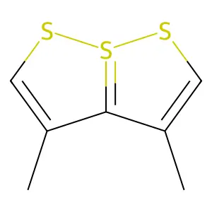 (1,2)Dithiolo(1,5-b)(1,2)dithiole-7-s(iv), 3,4-dimethyl- structure