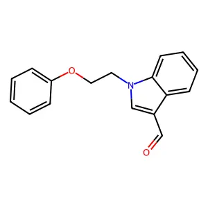1-(2-Phenoxyethyl)-1H-indole-3-carbaldehyde structure