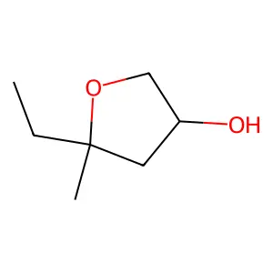 5-ethyl-5-methyloxolan-3-ol structure
