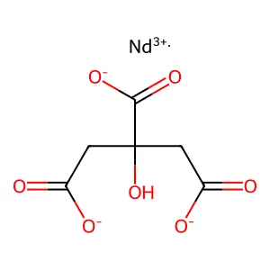 Neodymium citrate structure