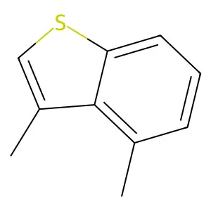 Benzo(b)thiophene, dimethyl- structure