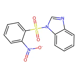1-(2-nitrophenyl)sulfonylbenzimidazole structure