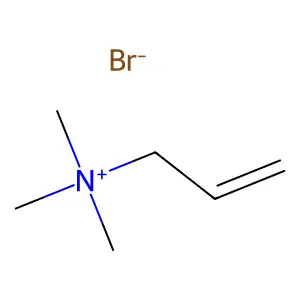 trimethyl(prop-2-enyl)azanium bromide structure