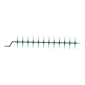 1,1,1,2,2,3,3,4,4,5,5,6,6,7,7,8,8,9,9,10,10,11,11,12,12-Pentacosafluoro-14-iodotetradecane structure