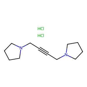 1,1'-But-2-ynylenedipyrrolidinium dichloride structure