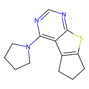 12-(pyrrolidin-1-yl)-7-thia-9,11-diazatricyclo[6.4.0.0^{2,6}]dodeca-1(12),2(6),8,10-tetraene structure