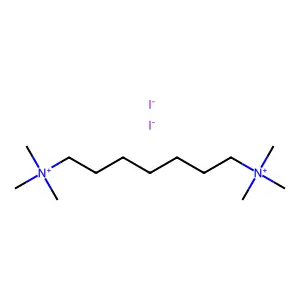 Heptamethylenebis(trimethylammonium iodide) structure