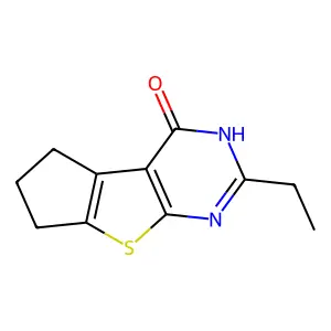 10-ethyl-7-thia-9,11-diazatricyclo[6.4.0.02,6]dodeca-1(8),2(6),9-trien-12-one structure