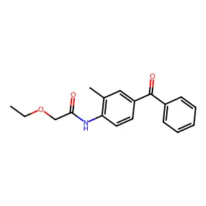 o-ACETOTOLUIDIDE, 4'-BENZOYL-2-ETHOXY- structure