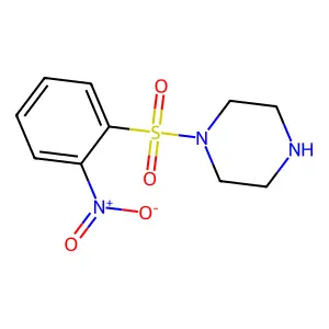 1-(2-nitrobenzenesulfonyl)piperazine structure