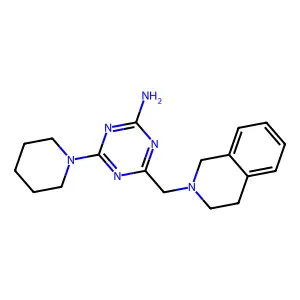 Compound C18H24N6 structure
