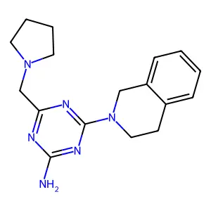 Compound C17H22N6 structure