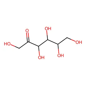 D-(-)-Fructose structure