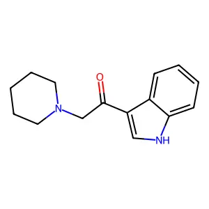 KETONE, 3-INDOLYL PIPERIDINOMETHYL structure