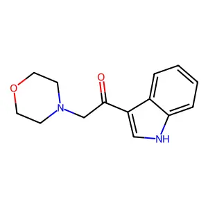 KETONE, 3-INDOLYL MORPHOLINOMETHYL structure