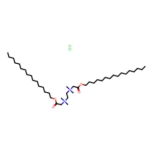 (2-hexadecoxy-2-oxoethyl)-[2-[(2-hexadecoxy-2-oxoethyl)-dimethylazaniumyl]ethyl]-dimethylazanium dichloride structure