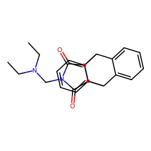 13-[(diethylamino)methyl]-9,10-dihydro-9,10[3,4]pyrrolidinoanthracene-12,14-dione structure