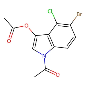 Compound C12H9BrClNO3 structure