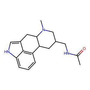 Acetergamine structure