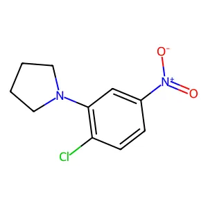 1-(2-chloro-5-nitrophenyl)pyrrolidine structure