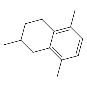 1,2,3,4-Tetrahydro-2,5,8-trimethylnaphthalene structure