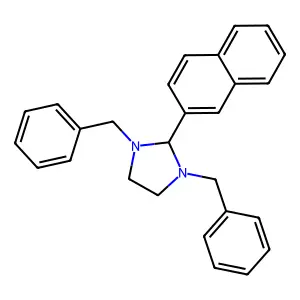 1,3-dibenzyl-2-(2-naphthyl)imidazolidine structure