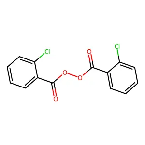 Bis(2-chlorobenzoyl) peroxide structure
