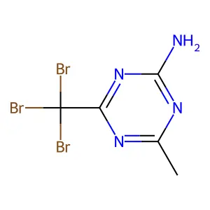 Compound C5H5Br3N4 structure