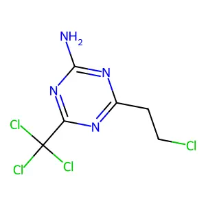 Compound C6H6Cl4N4 structure