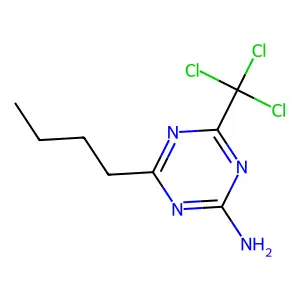 Compound C8H11Cl3N4 structure