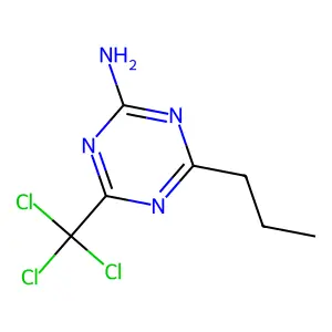 Compound C7H9Cl3N4 structure