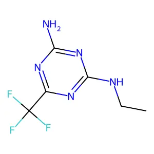 Compound C6H8F3N5 structure