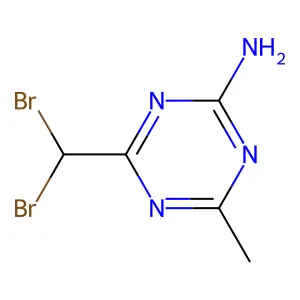 Compound C5H6Br2N4 structure
