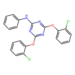 Compound C21H14Cl2N4O2 structure