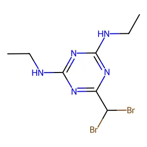 Compound C8H13Br2N5 structure