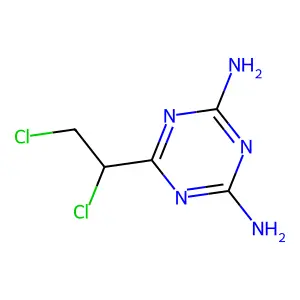 Compound C5H7Cl2N5 structure