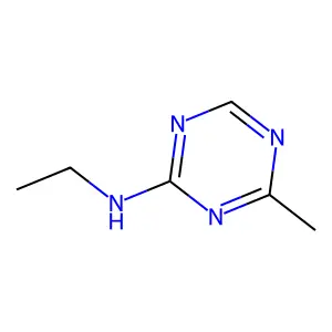 N-ethyl-4-methyl-1,3,5-triazin-2-amine structure