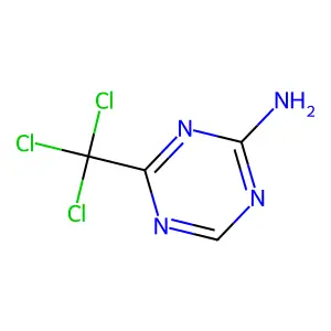 Compound C4H3Cl3N4 structure