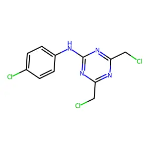 Compound C11H9Cl3N4 structure