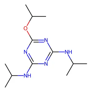 2-N,4-N-di(propan-2-yl)-6-propan-2-yloxy-1,3,5-triazine-2,4-diamine structure