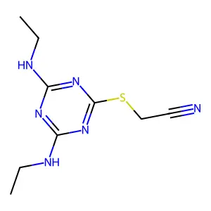 Compound C9H14N6S structure