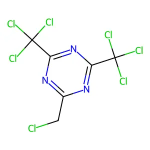 Compound C6H2Cl7N3 structure