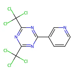 Compound C10H4Cl6N4 structure