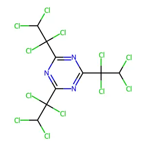 Compound C9H3Cl12N3 structure