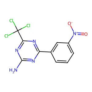 Compound C10H6Cl3N5O2 structure