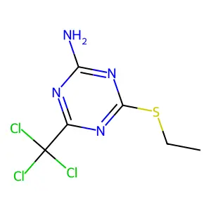Compound C6H7Cl3N4S structure