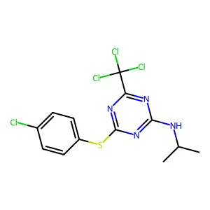 Compound C13H12Cl4N4S structure