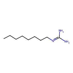 Octylguanidine structure