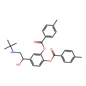 Bitolterol structure