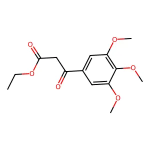 ethyl 3-oxo-3-(3,4,5-trimethoxyphenyl)propanoate structure